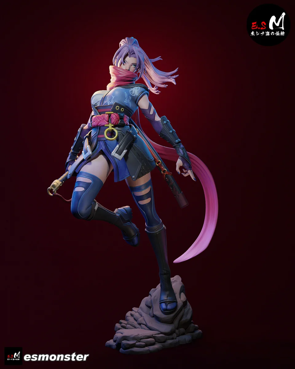 Psylocke(skin) | Fan Art | 3D Printed Resin Model Garage Kit | *Un-Painted* | ES Monster 4