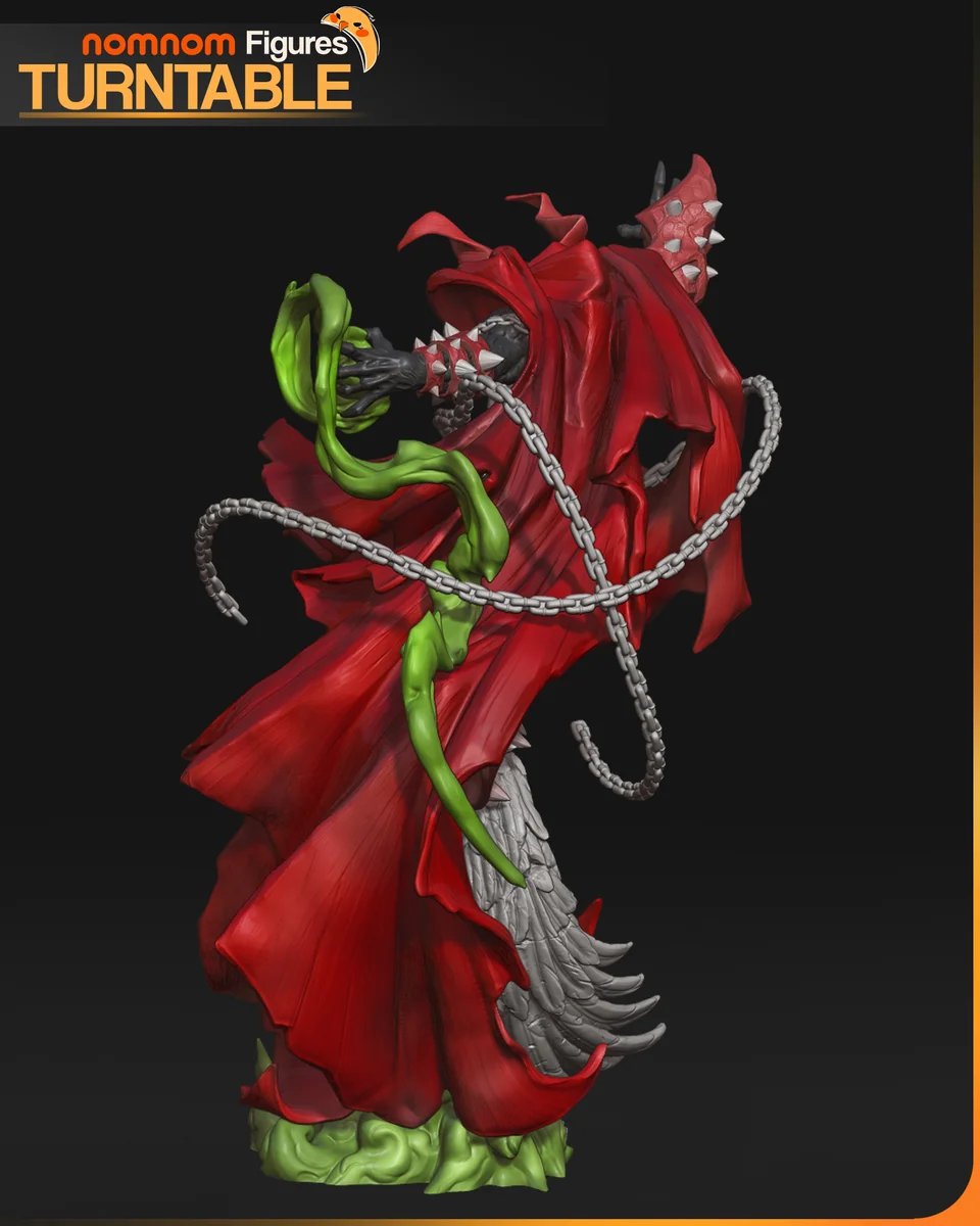 Spawn | Fan Art | 3D Printed Resin Model Garage Kit | *Un-Painted* | Nomnom 6