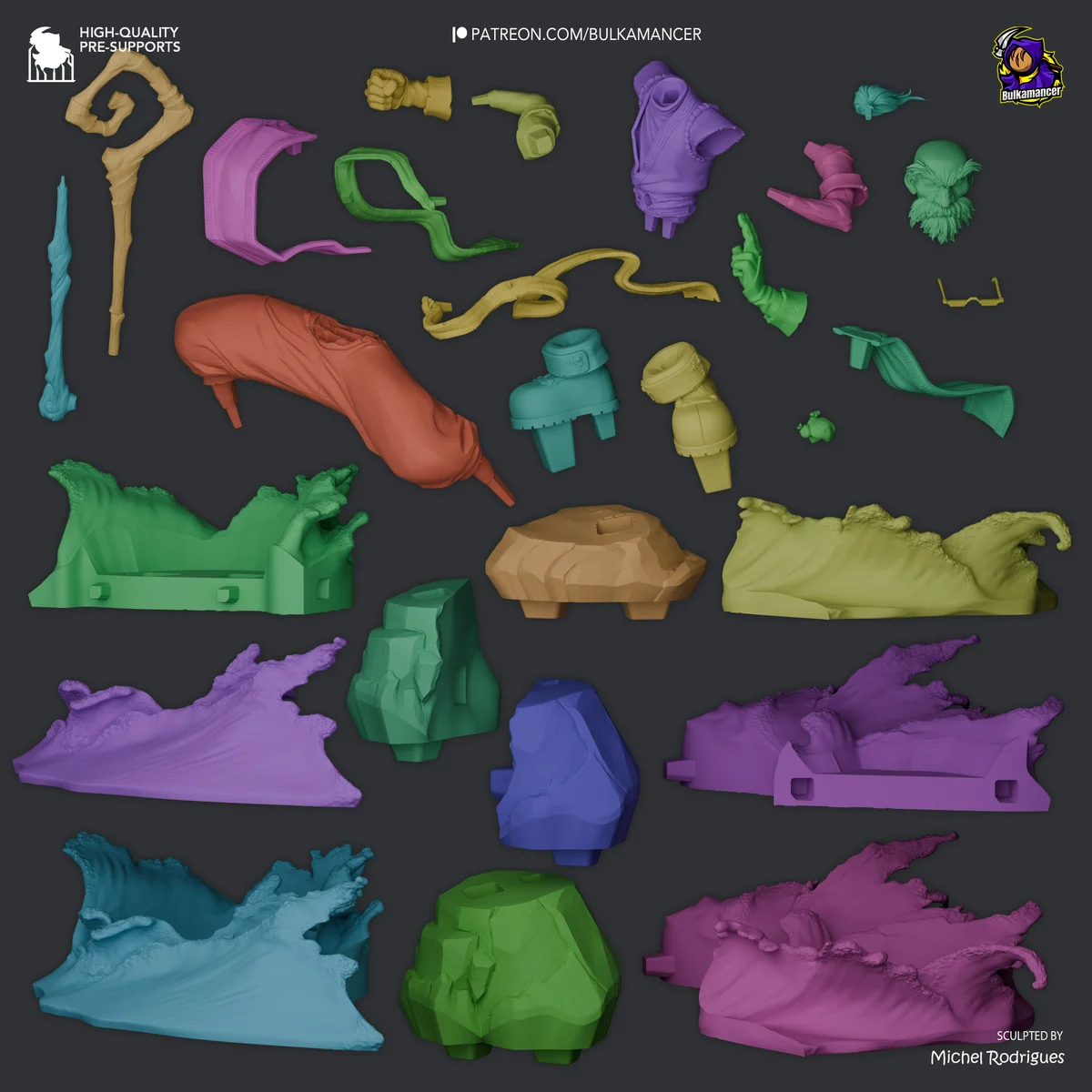 Knolan | Fan Art | 3D Printed Resin Model Garage Kit | *Un-Painted* | Bulkamancer 6