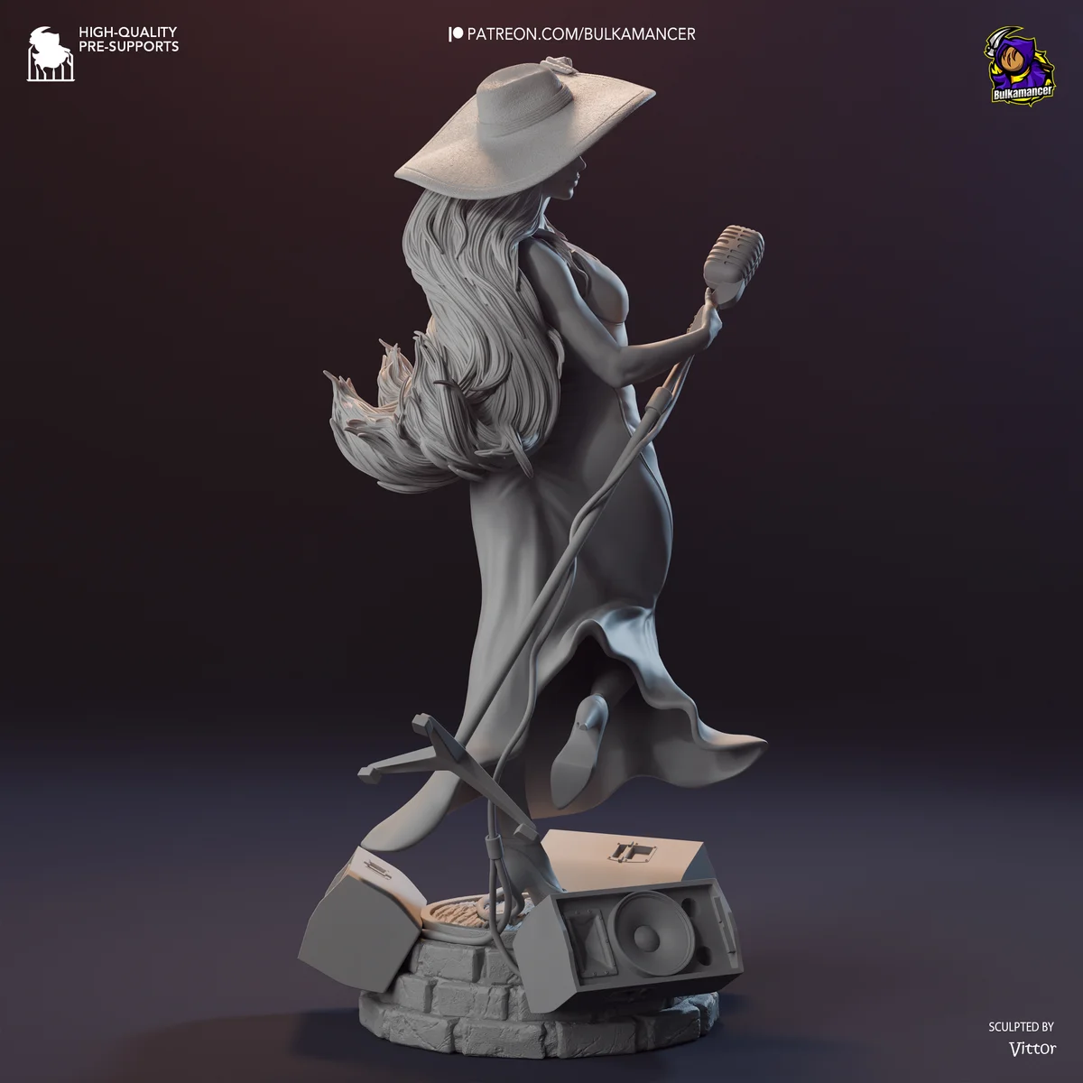Pauline | Fan Art | 3D Printed Resin Model Garage Kit | *Un-Painted* | Bulkamancer 7