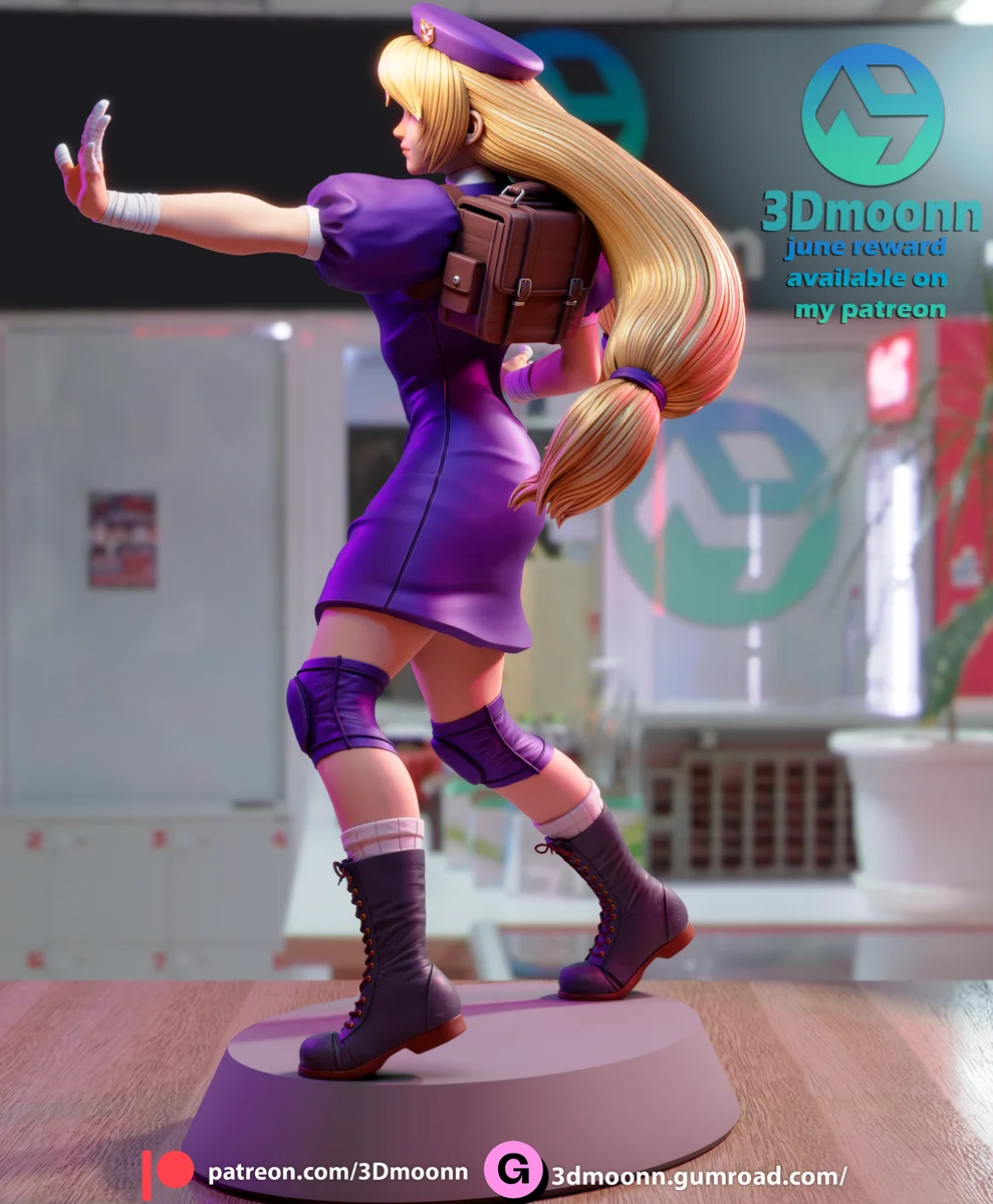 Hinako Shijo | Fan Art | 3D Printed Resin Model Garage Kit | *Un-Painted* | 3DMoonn 4