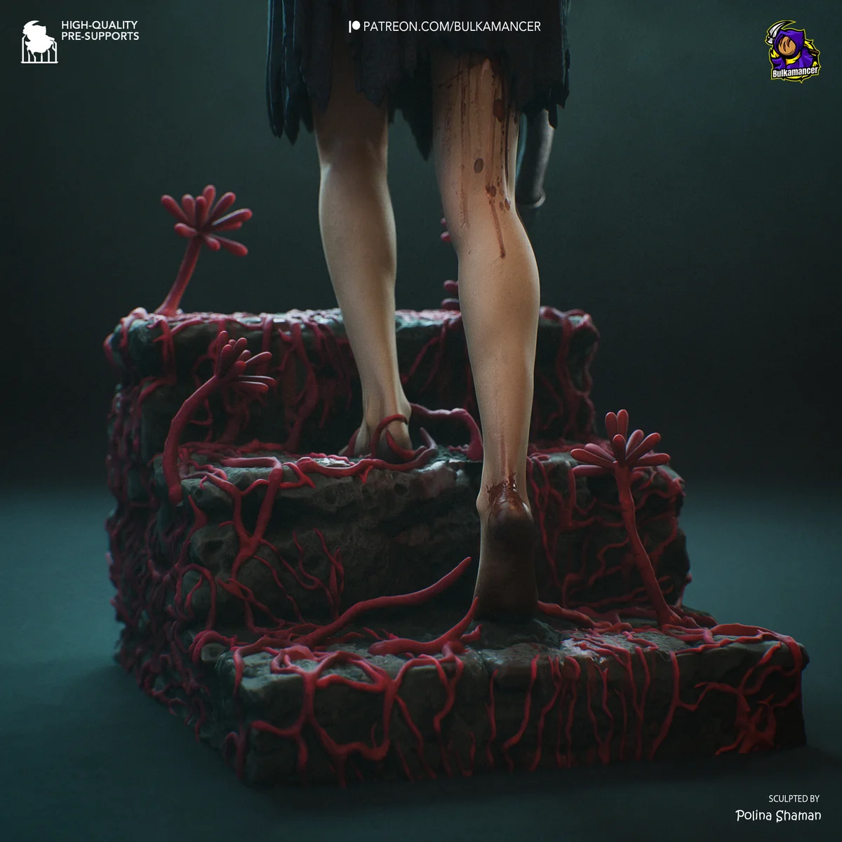 Hinako | Fan Art | 3D Printed Resin Model Garage Kit | *Un-Painted* | Bulkamancer 6