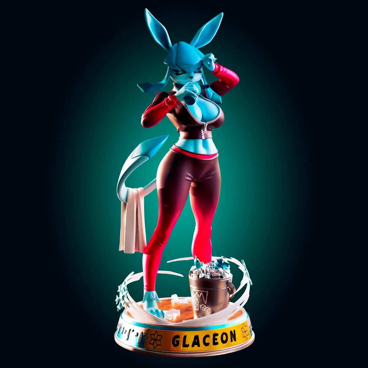 Glacier Girl | Fan Art | 3D Printed Resin Model Garage Kit | *Un-Painted* | Officer Rhu
