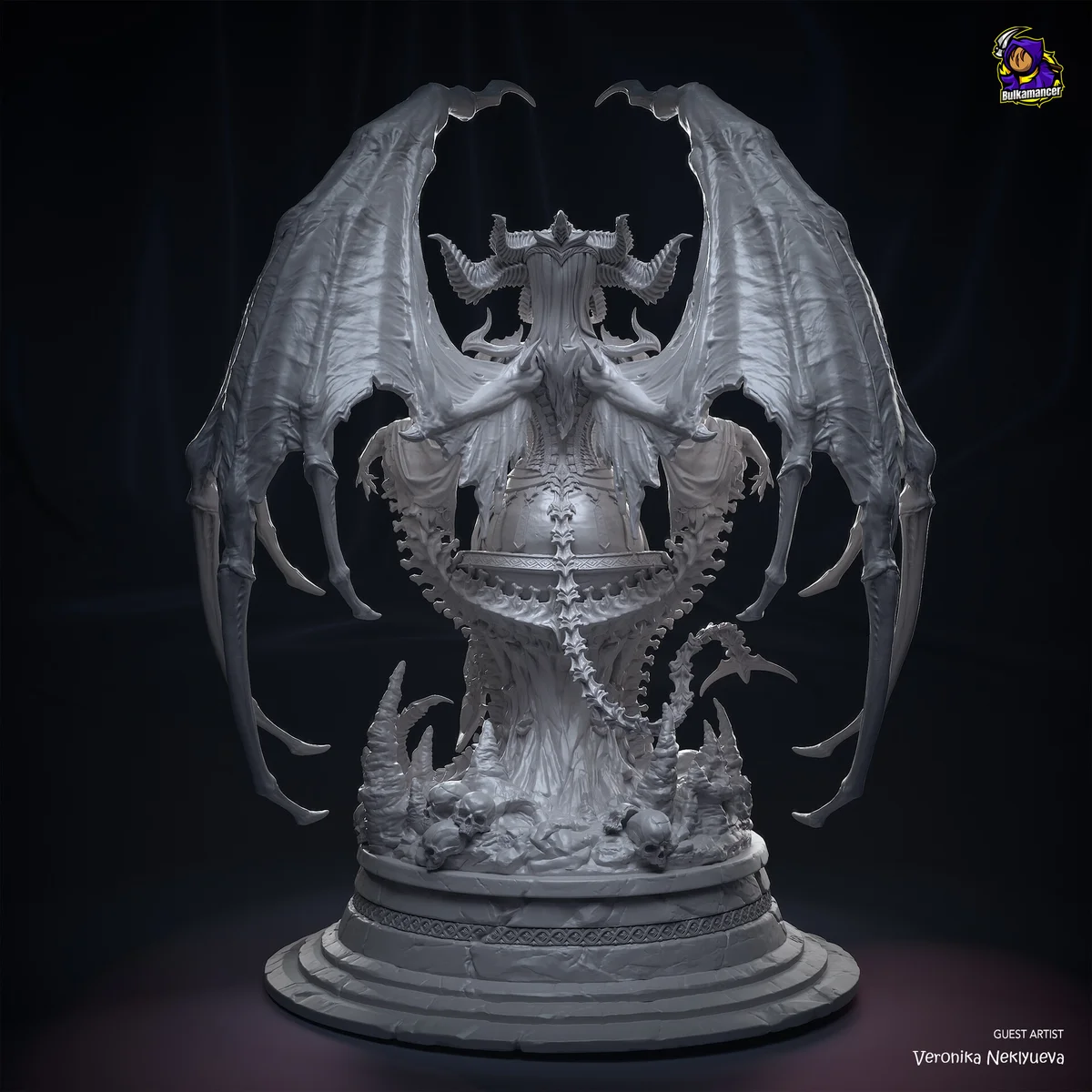Lilith | Fan Art | 3D Printed Resin Model Garage Kit | *Un-Painted* | Bulkamancer 8