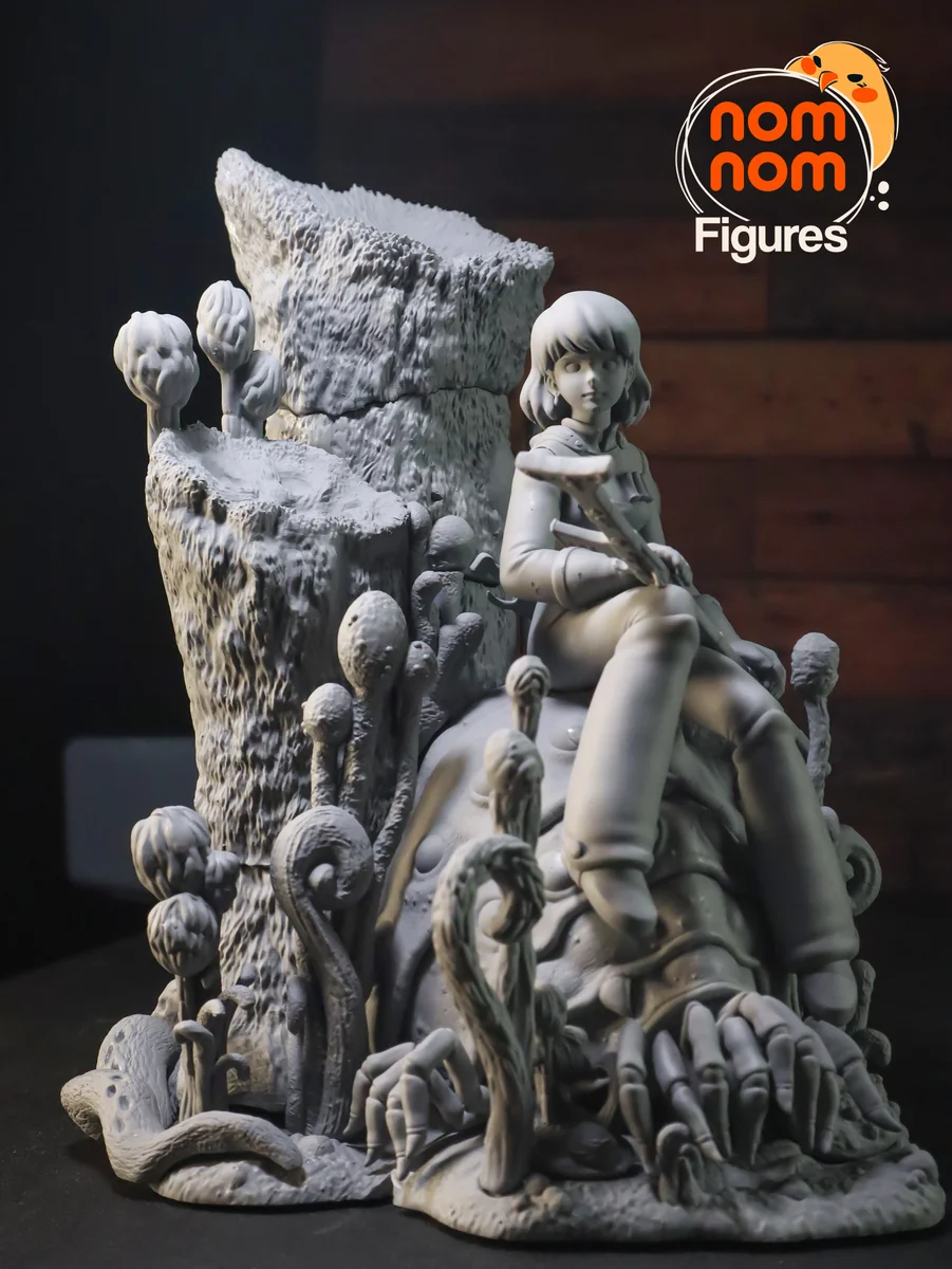 Nausicaa | Fan Art | 3D Printed Resin Model Garage Kit | *Un-Painted* | Nomnom 16