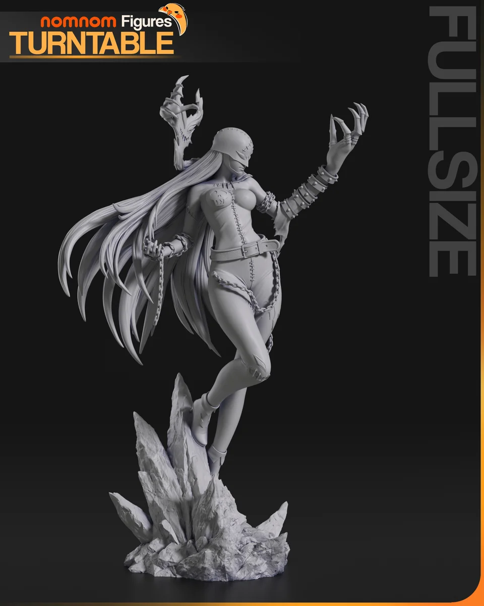 Lady Devimon | Fan Art | 3D Printed Resin Model Garage Kit | *Un-Painted* | Nomnom 12