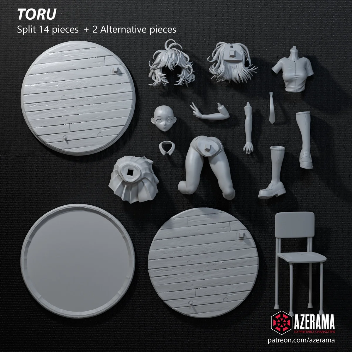 Invisible Girl | Fan Art | 3D Printed Resin Model Garage Kit | *Un-Painted* | Azerama 6