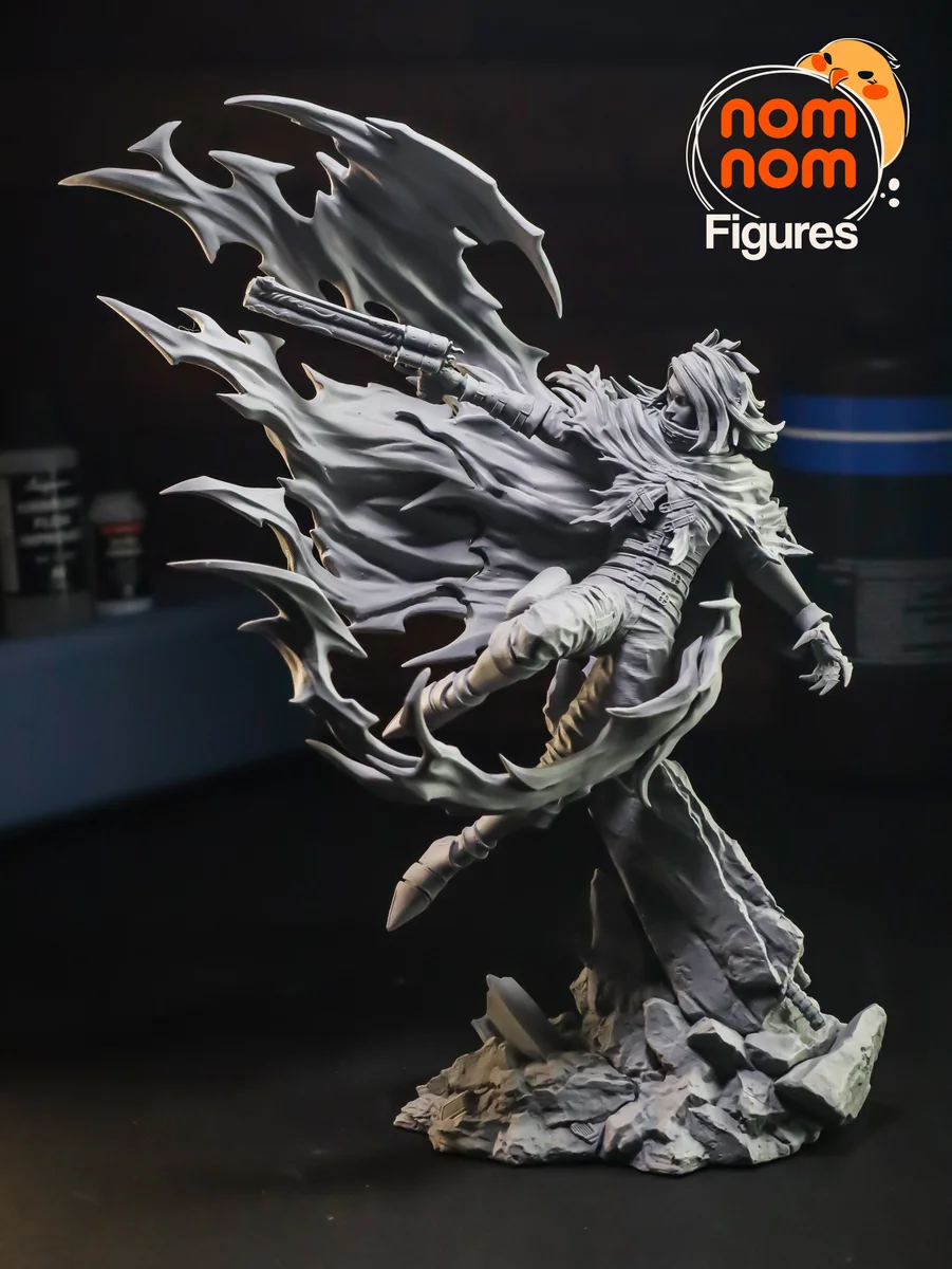 Vincent Valentine | Fan Art | 3D Printed Resin Model Garage Kit | *Un-Painted* | Nomnom 9