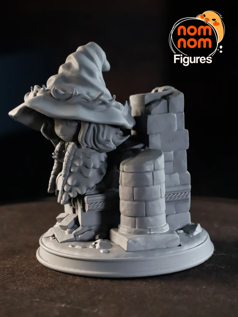 Chibi Ranni | Fan Art | 3D Printed Resin Model Garage Kit | *Un-Painted* | Nomnom 9