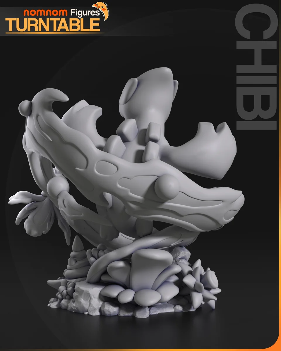 Chibi Lugia | Fan Art | 3D Printed Resin Model Garage Kit | *Un-Painted* | Nomnom 6