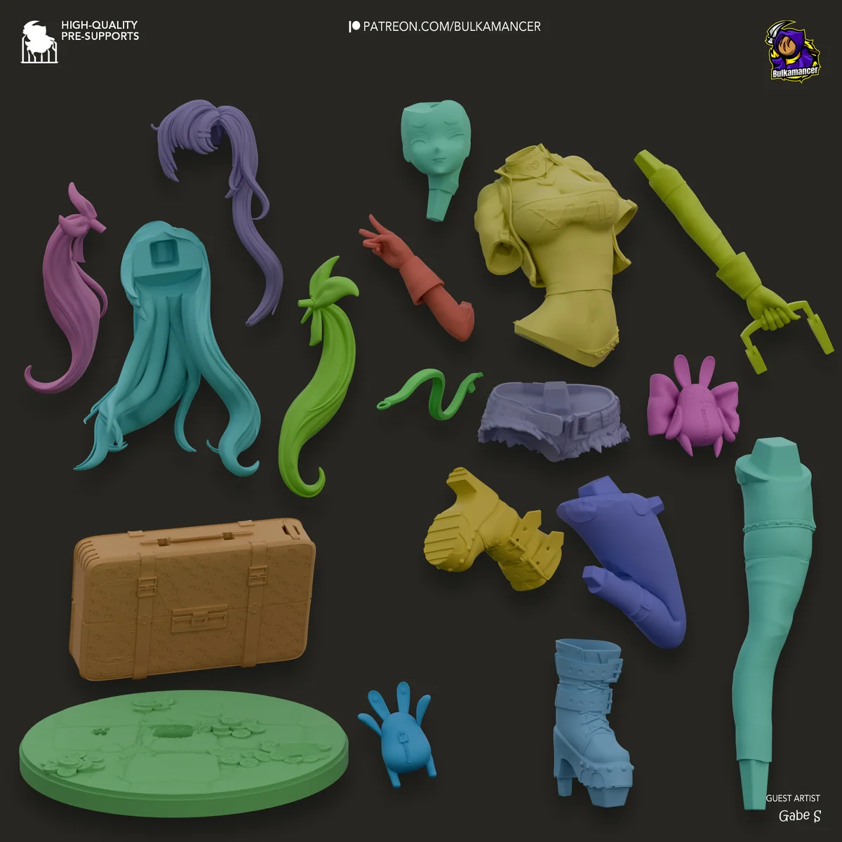 Nicole Demara | Fan Art | 3D Printed Resin Model Garage Kit | *Un-Painted* | Bulkamancer 5