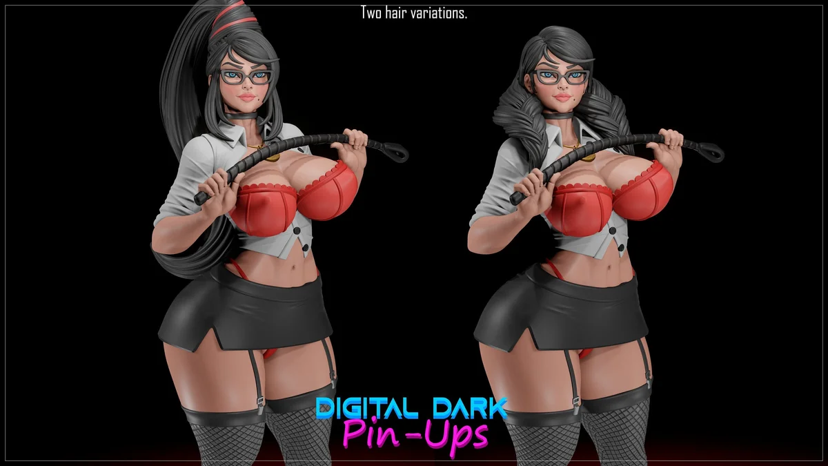 Bayonetta | Fan Art | 3D Printed Resin Model Garage Kit | *Un-Painted* | Digital Dark 3