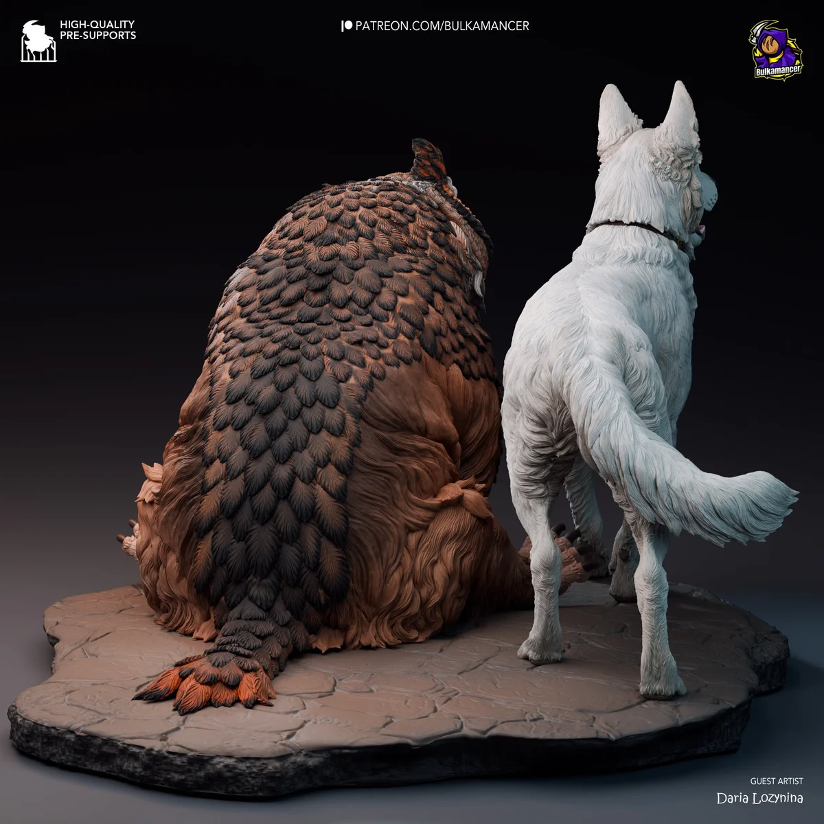 Camp Pets | Fan Art | 3D Printed Resin Model Garage Kit | *Un-Painted* | Bulkamancer 5