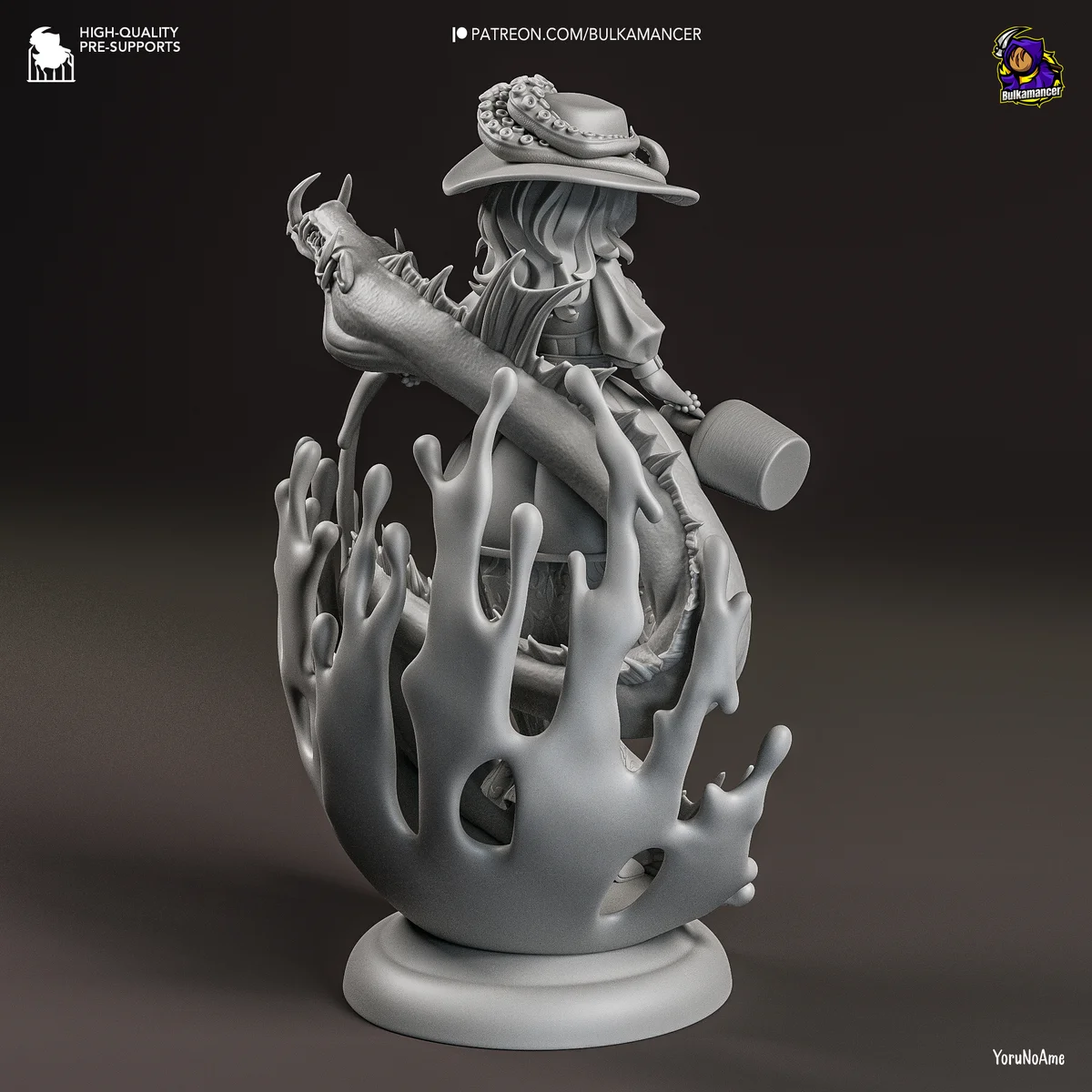 Rum Baba | Fan Art | 3D Printed Resin Model Garage Kit | *Un-Painted* | Bulkamancer 8