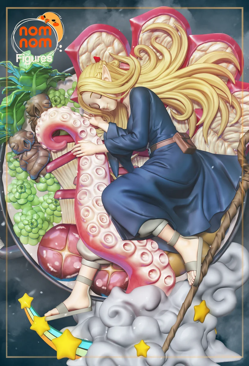 Marcille | Fan Art | 3D Printed Resin Model Garage Kit | *Un-Painted* | Nomnom