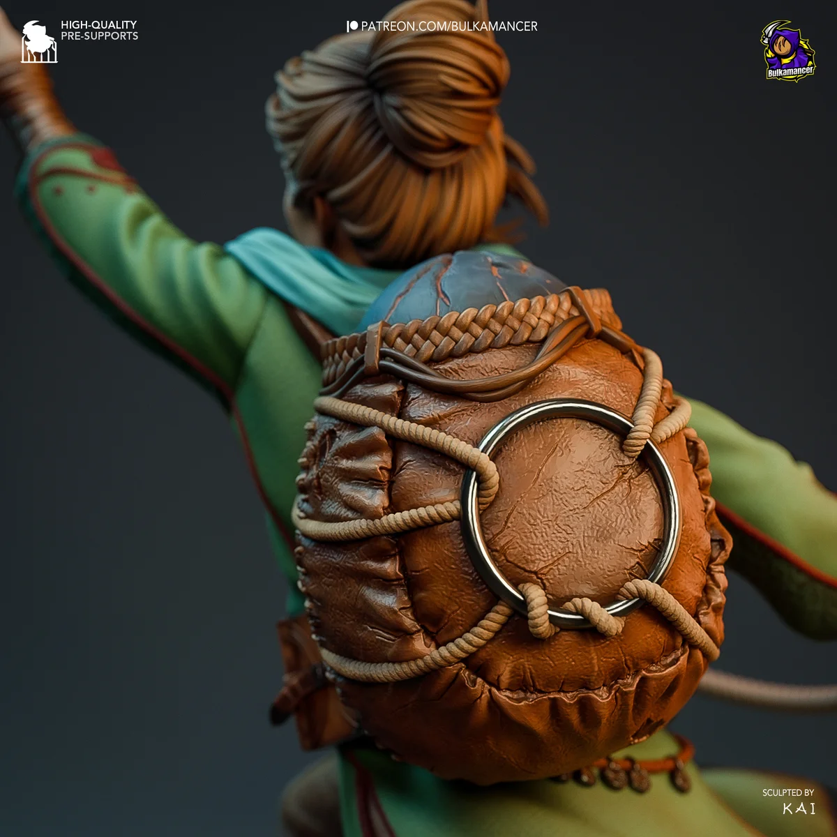 Zoe | Fan Art | 3D Printed Resin Model Garage Kit | *Un-Painted* | Bulkamancer 5