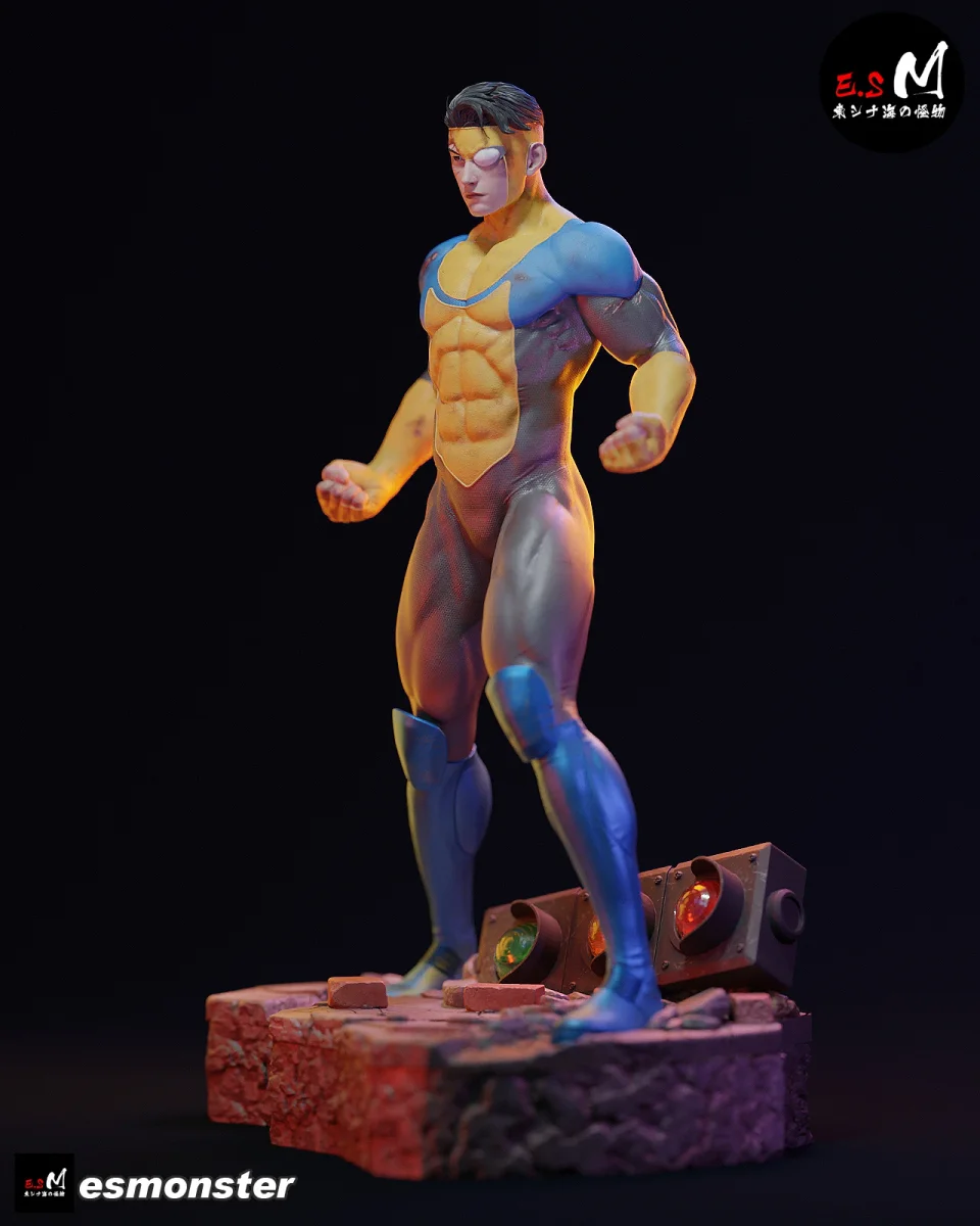 Invincible | Fan Art | 3D Printed Resin Model Garage Kit | *Un-Painted* | ES Monster 4
