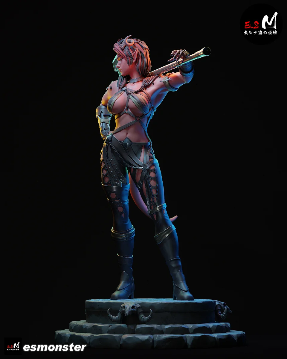 Karlach | Fan Art | 3D Printed Resin Model Garage Kit | *Un-Painted* | ES Monster 3