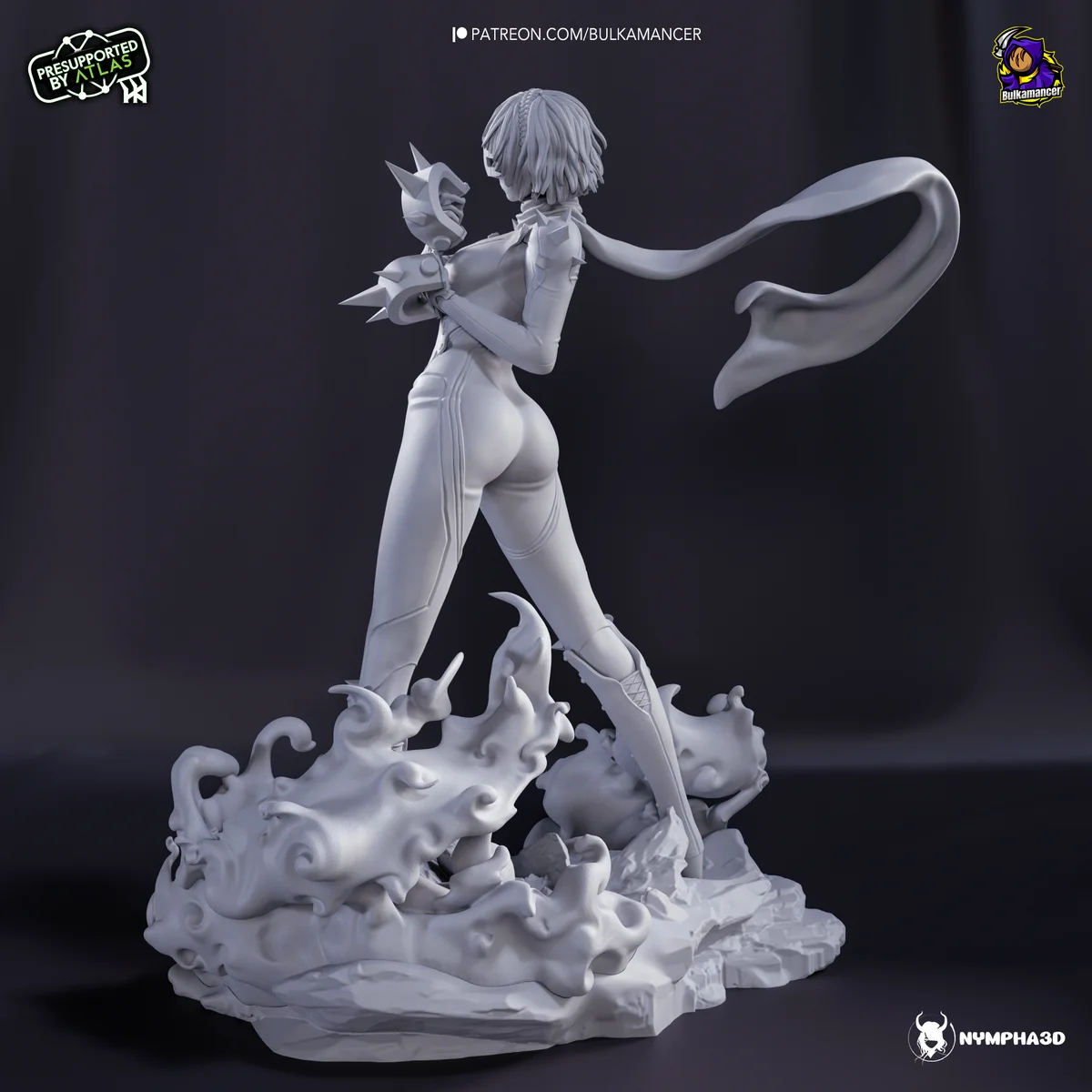 Makoto | Fan Art | 3D Printed Resin Model Garage Kit | *Un-Painted* | Bulkamancer 10