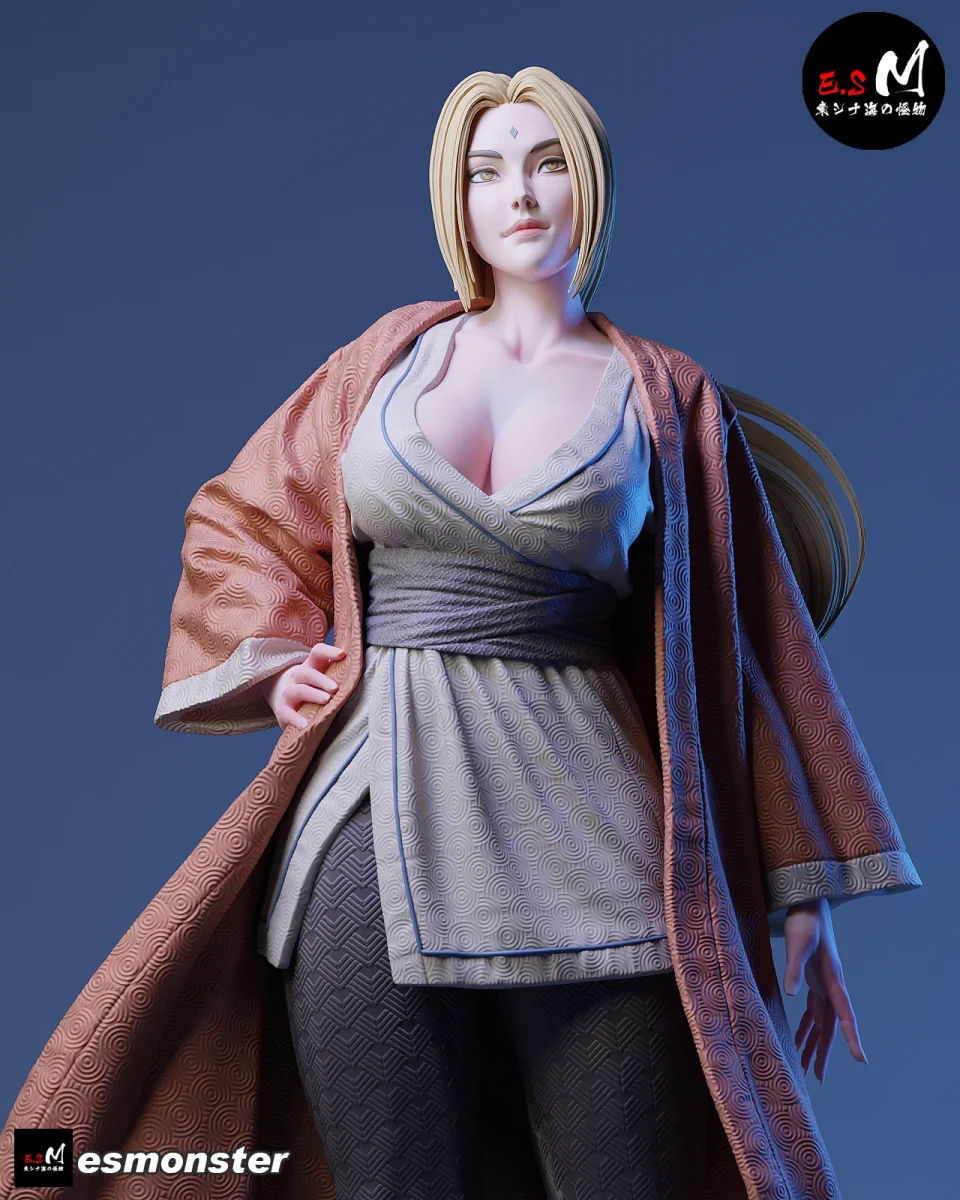Tsunade | Fan Art | 3D Printed Resin Model Garage Kit | *Un-Painted* | ES Monster