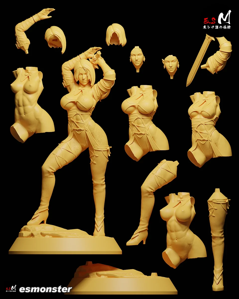 Ivy | Fan Art | 3D Printed Resin Model Garage Kit | *Un-Painted* | ES Monster 4
