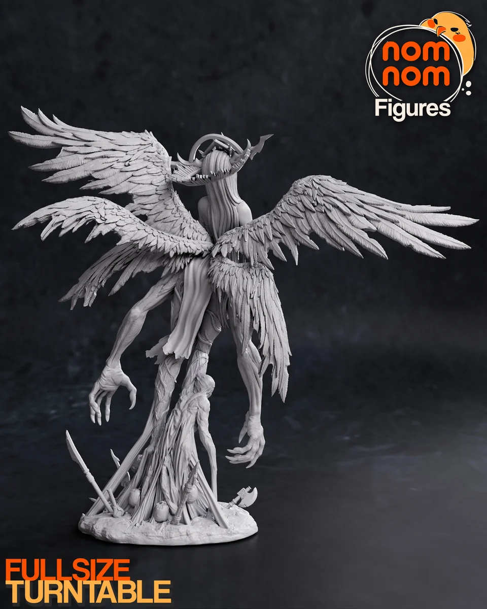 Zhazel | Fan Art | 3D Printed Resin Model Garage Kit | *Un-Painted* | Nomnom 5