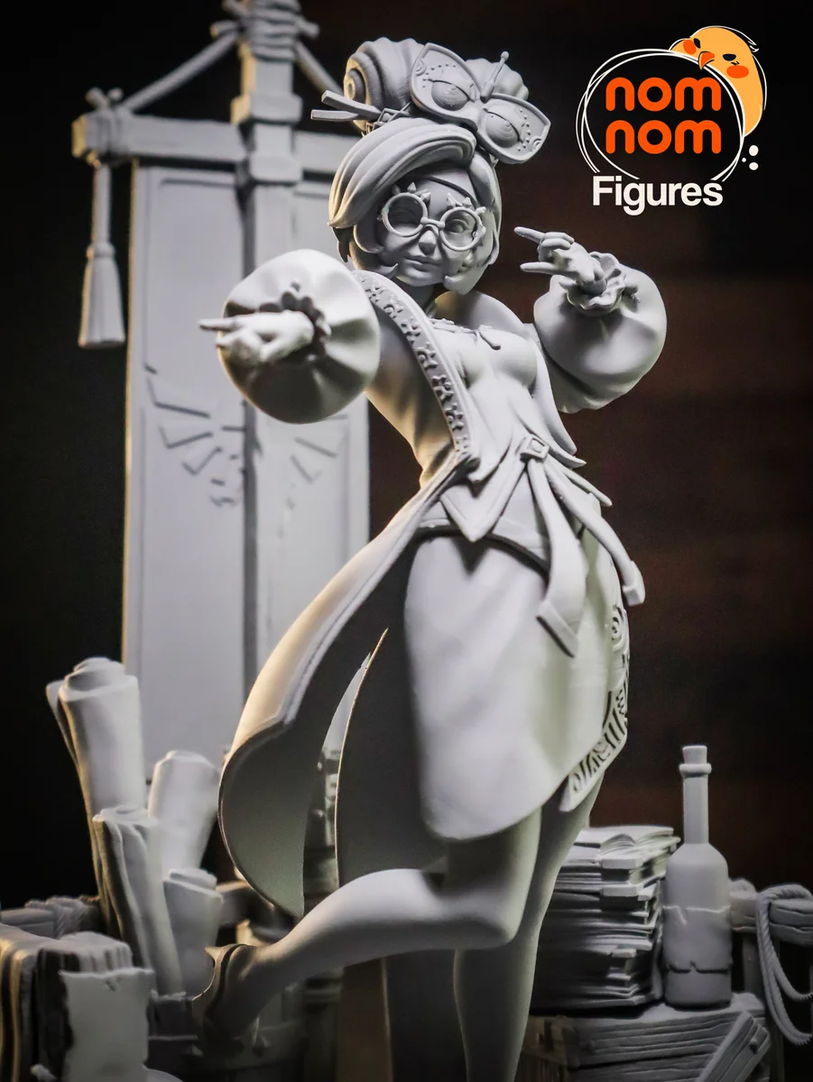 Purah | Fan Art | 3D Printed Resin Model Garage Kit | *Un-Painted* | Nomnom 14