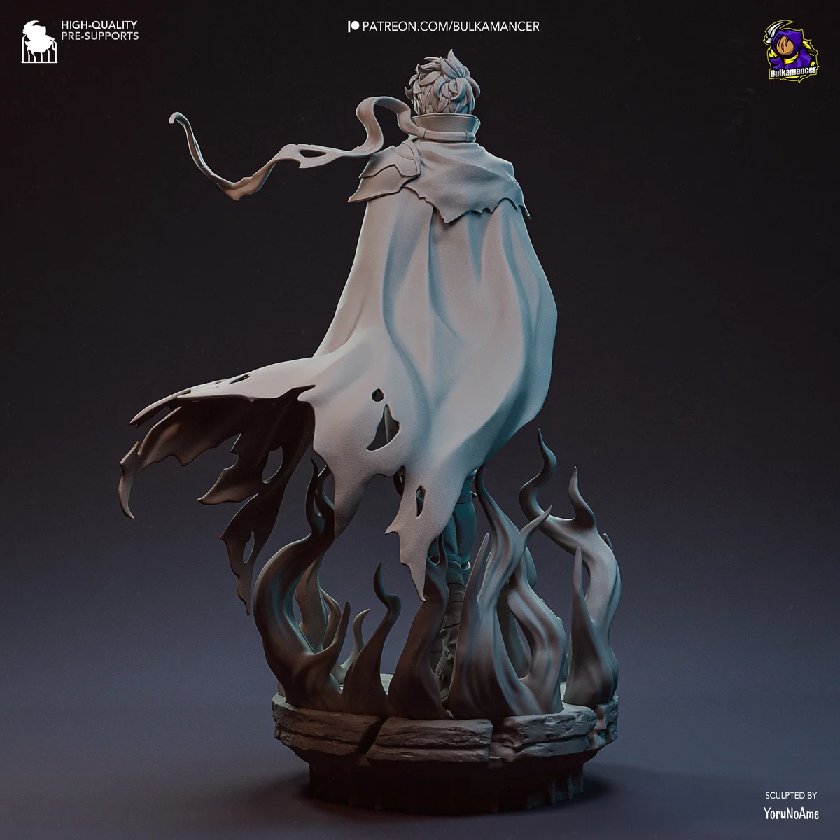 Sung Jin-Woo | Fan Art | 3D Printed Resin Model Garage Kit | *Un-Painted* | Bulkamancer 9