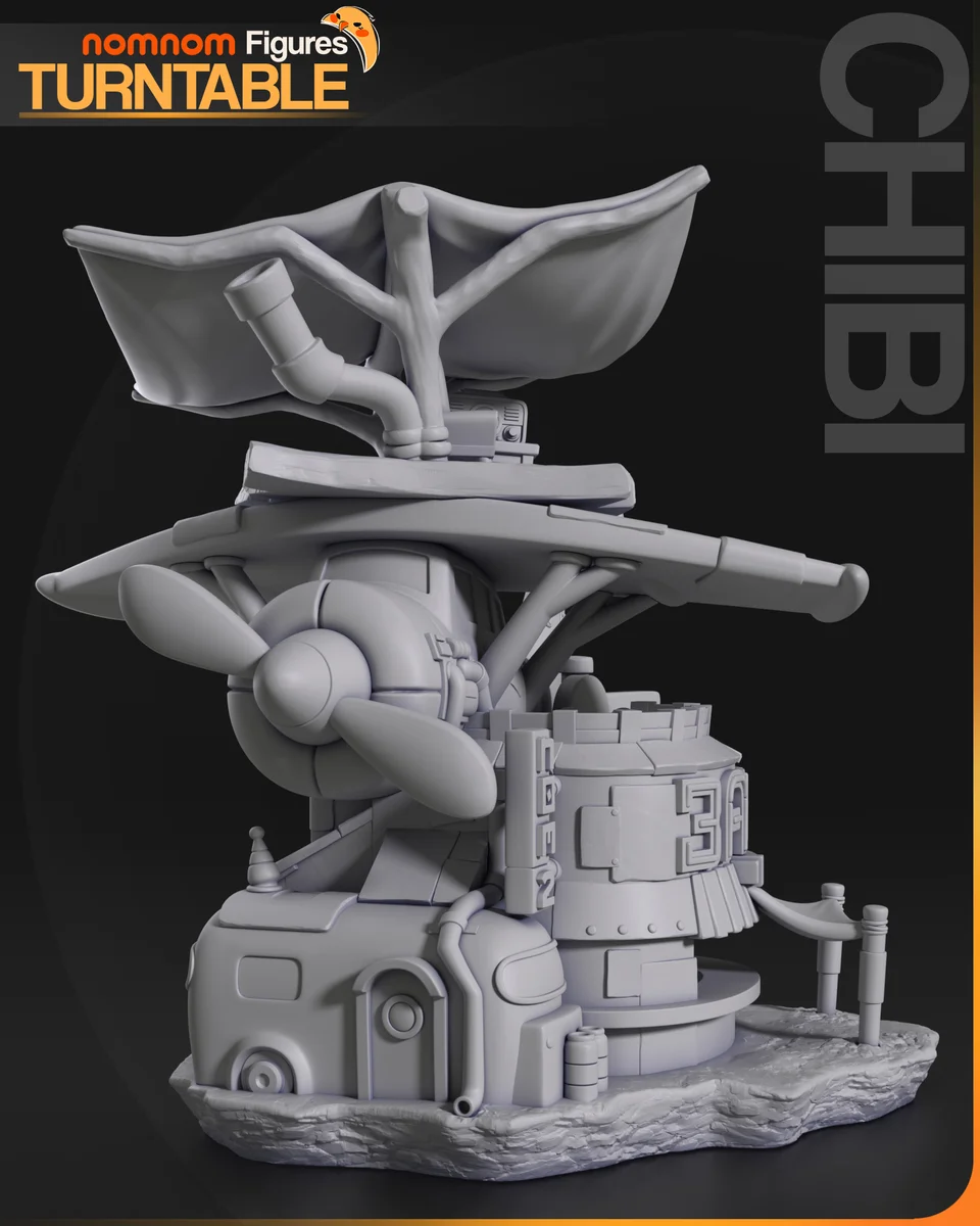 Chibi Flightbar | Fan Art | 3D Printed Resin Model Garage Kit | *Un-Painted* | Nomnom 4