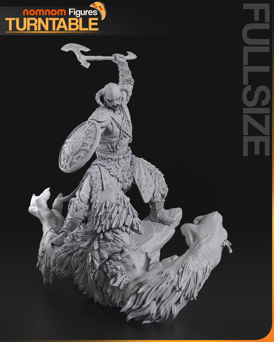 Dragonborn | Fan Art | 3D Printed Resin Model Garage Kit | *Un-Painted* | Nomnom 8