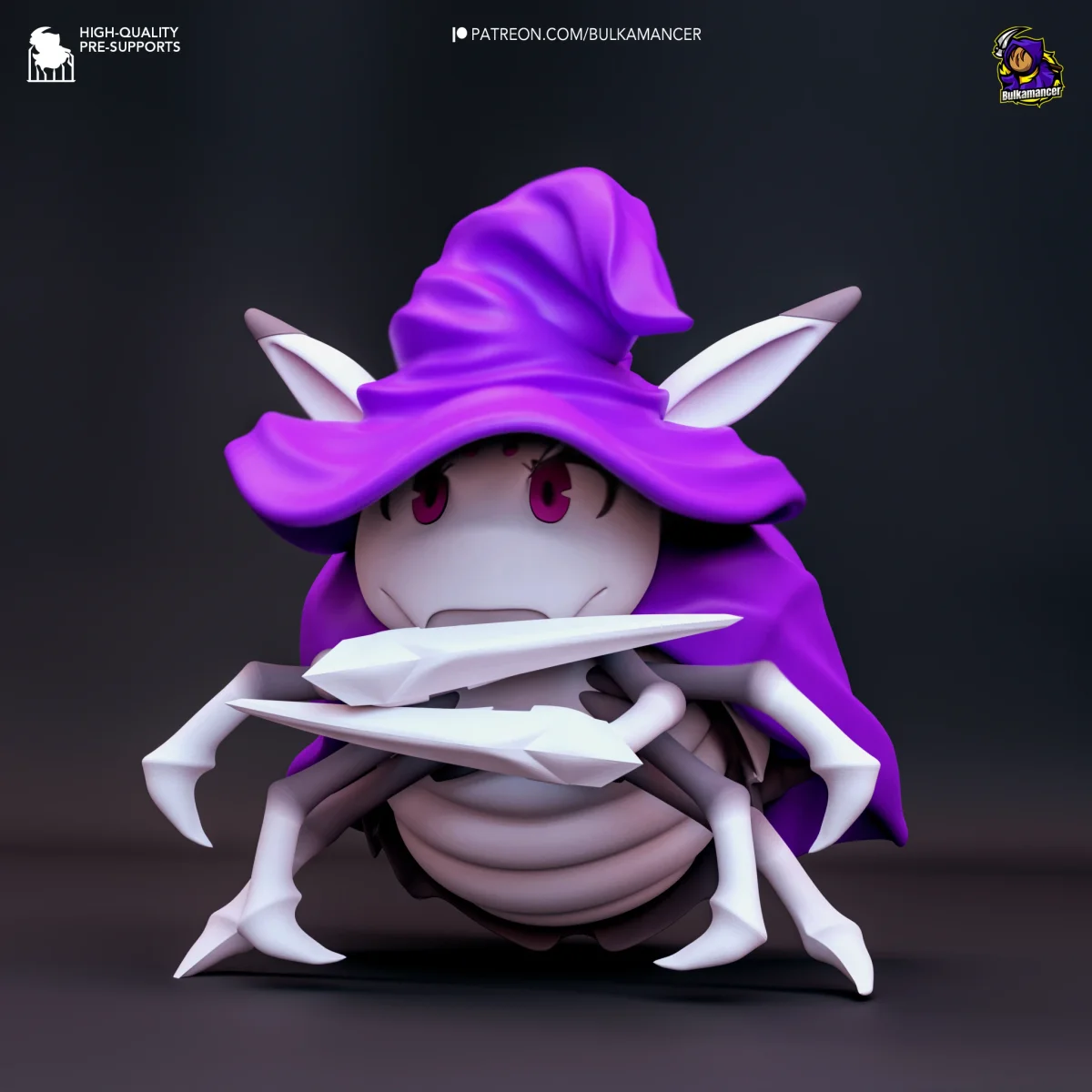 Chibi Spiders | Fan Art | 3D Printed Resin Model Garage Kit | *Un-Painted* | Bulkamancer 4
