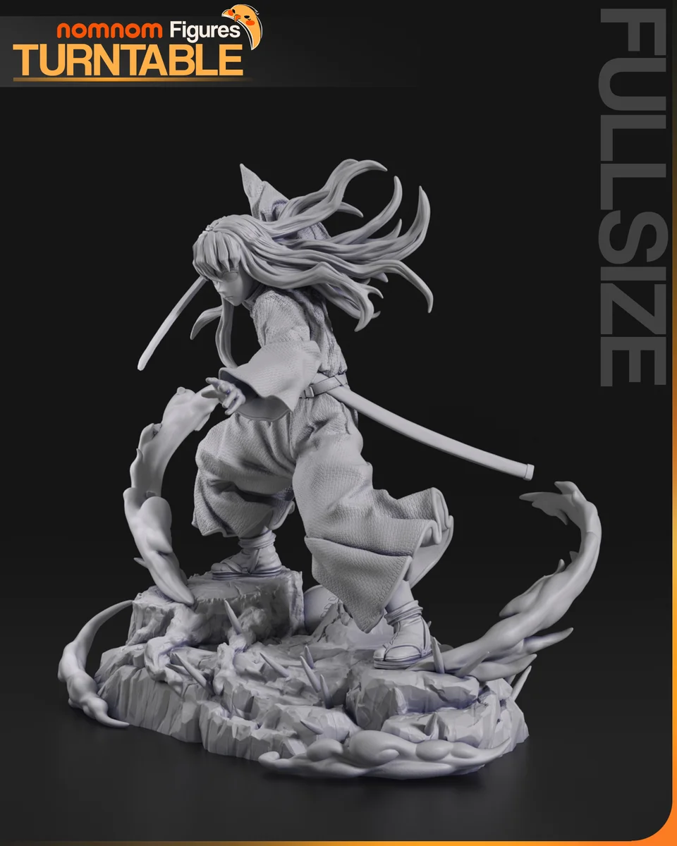 Muichiro | Fan Art | 3D Printed Resin Model Garage Kit | *Un-Painted* | Nomnom 9
