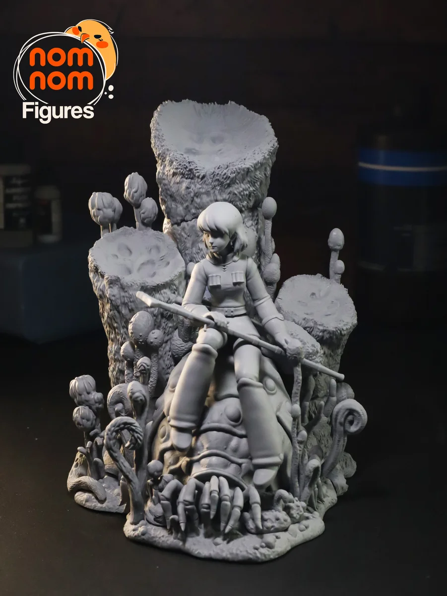 Nausicaa | Fan Art | 3D Printed Resin Model Garage Kit | *Un-Painted* | Nomnom 7