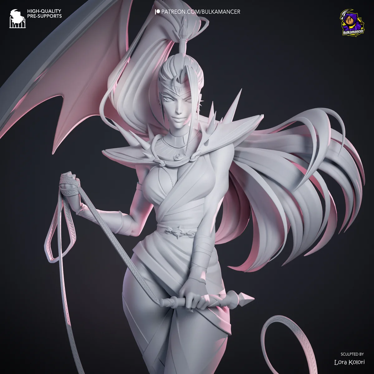 Megaera | Fan Art | 3D Printed Resin Model Garage Kit | *Un-Painted* | Bulkamancer 6