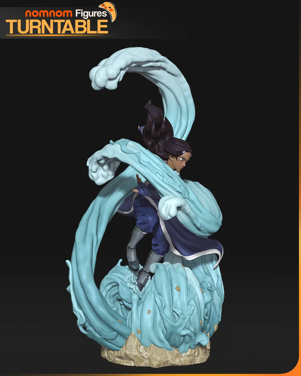 Katara | Fan Art | 3D Printed Resin Model Garage Kit | *Un-Painted* | Nomnom 7