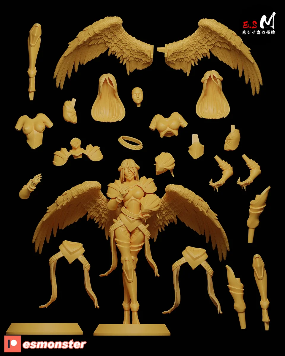 Albedo | Fan Art | 3D Printed Resin Model Garage Kit | *Un-Painted* | ES Monster 7