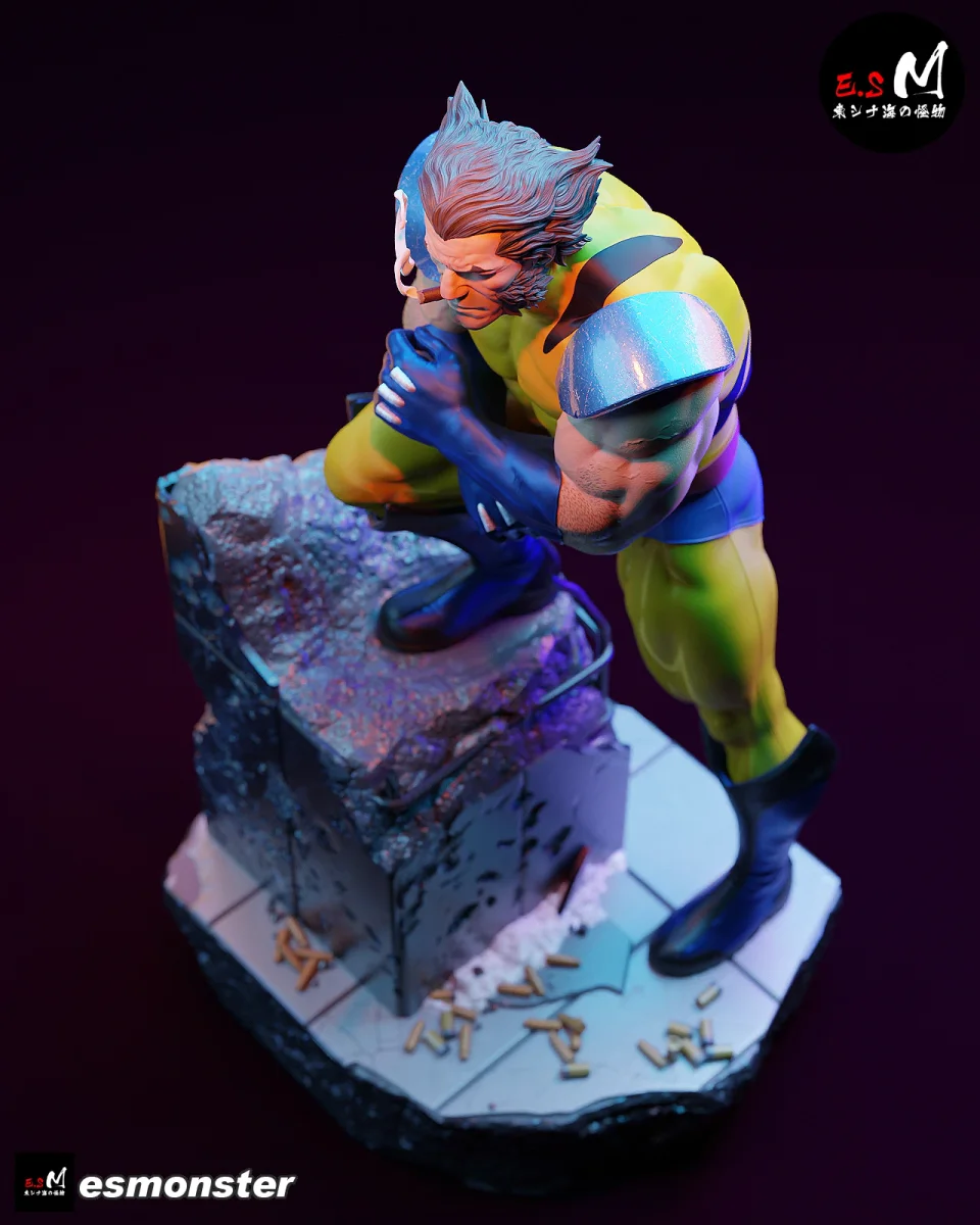 Wolverine | Fan Art | 3D Printed Resin Model Garage Kit | *Un-Painted* | ES Monster 4