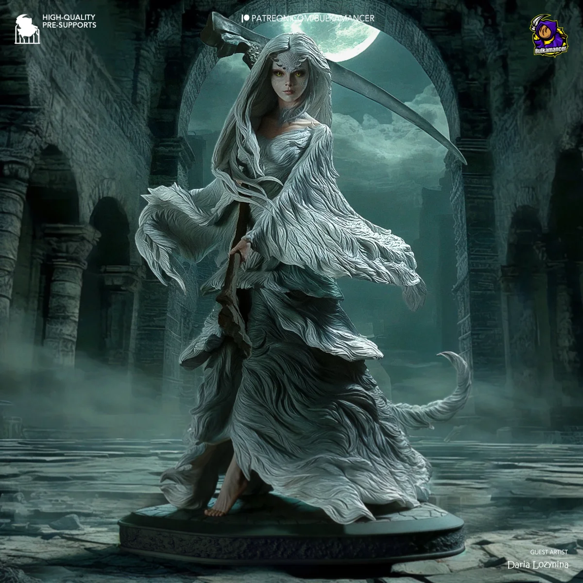 Crossbreed Priscilla | Fan Art | 3D Printed Resin Model Garage Kit | *Un-Painted* | Bulkamancer