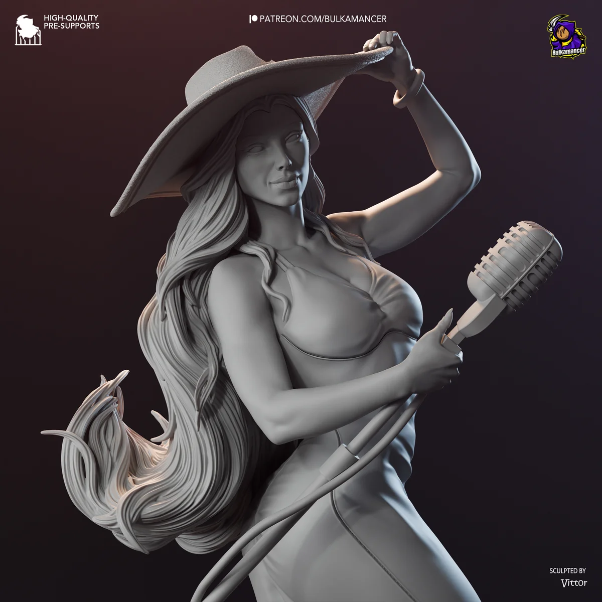 Pauline | Fan Art | 3D Printed Resin Model Garage Kit | *Un-Painted* | Bulkamancer 5