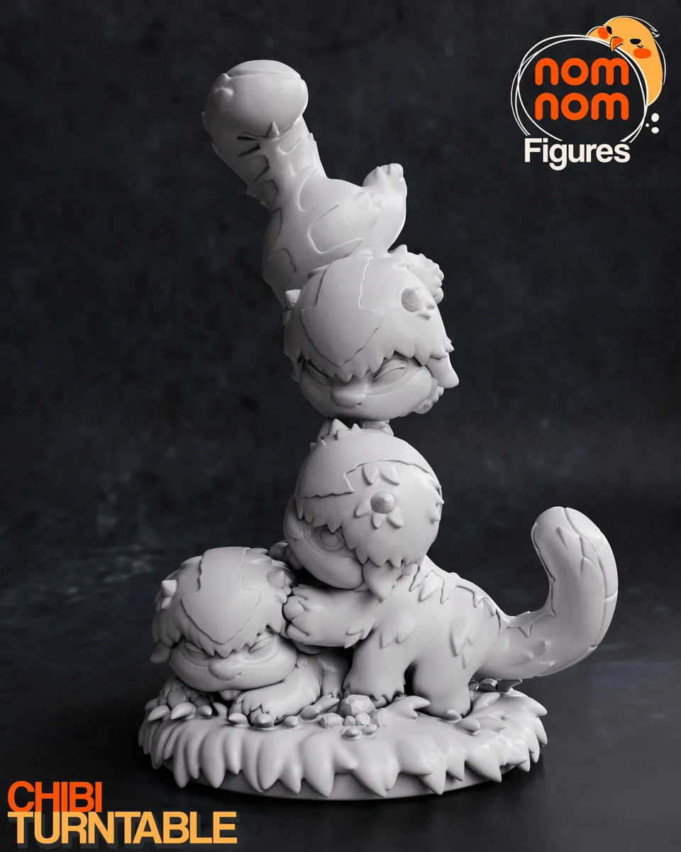 Chibi Baby Skybison | Fan Art | 3D Printed Resin Model Garage Kit | *Un-Painted* | Nomnom 6