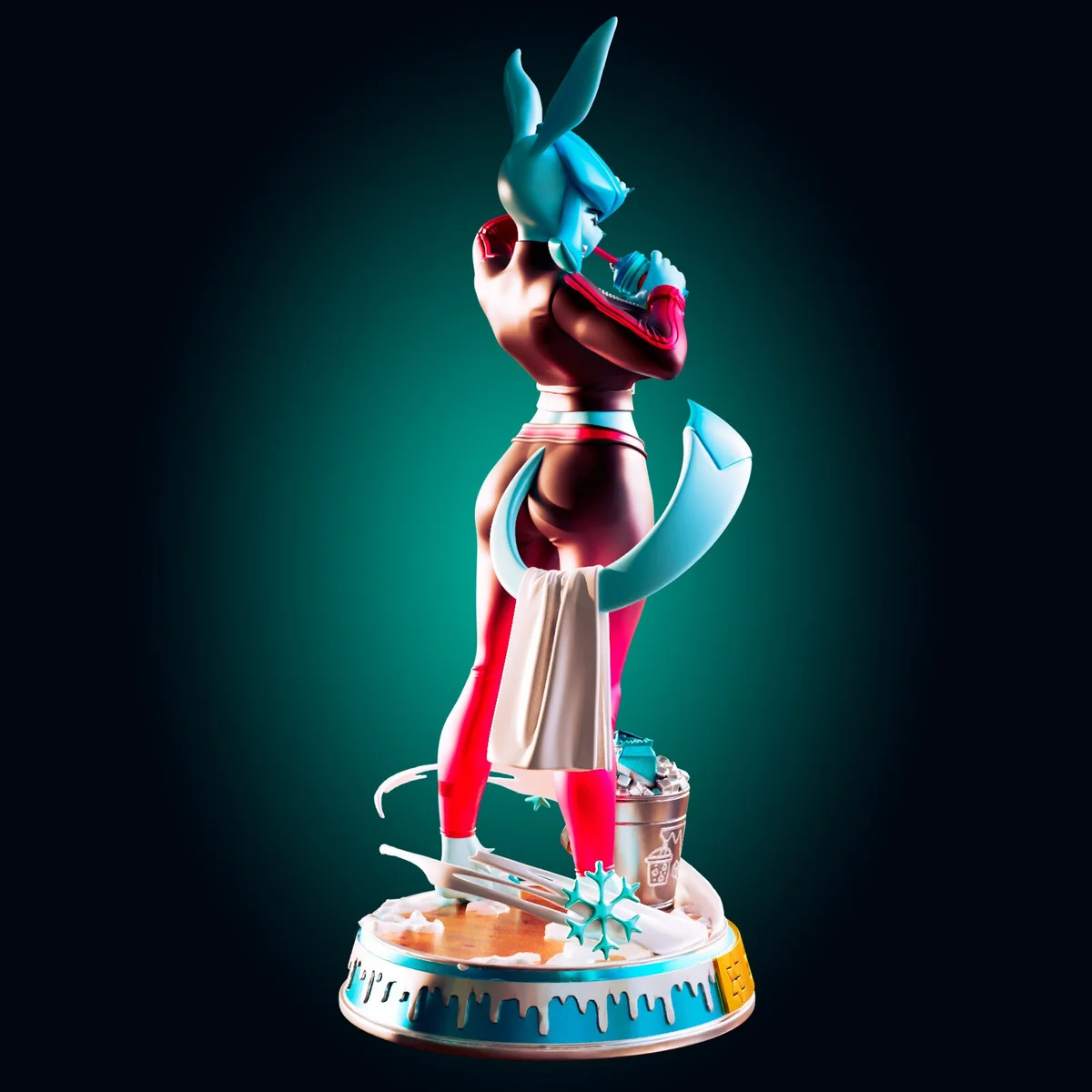 Glacier Girl | Fan Art | 3D Printed Resin Model Garage Kit | *Un-Painted* | Officer Rhu 3