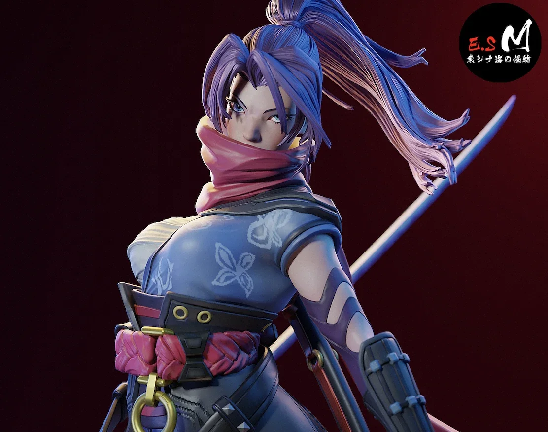 Psylocke(skin) | Fan Art | 3D Printed Resin Model Garage Kit | *Un-Painted* | ES Monster