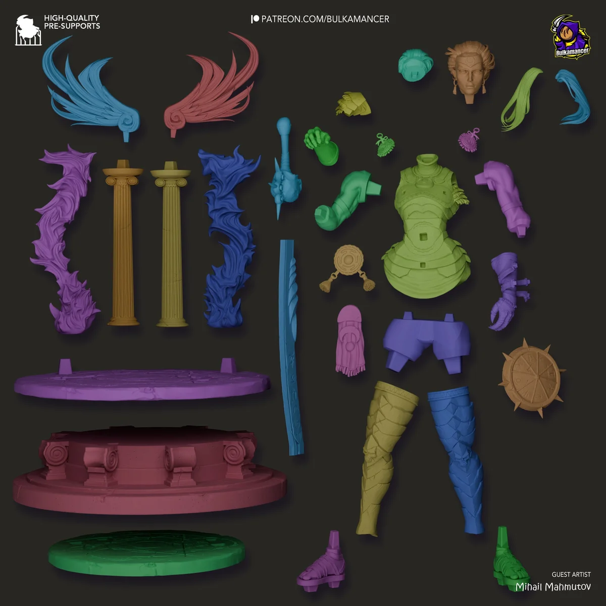 Nemesis | Fan Art | 3D Printed Resin Model Garage Kit | *Un-Painted* | Bulkamancer 8