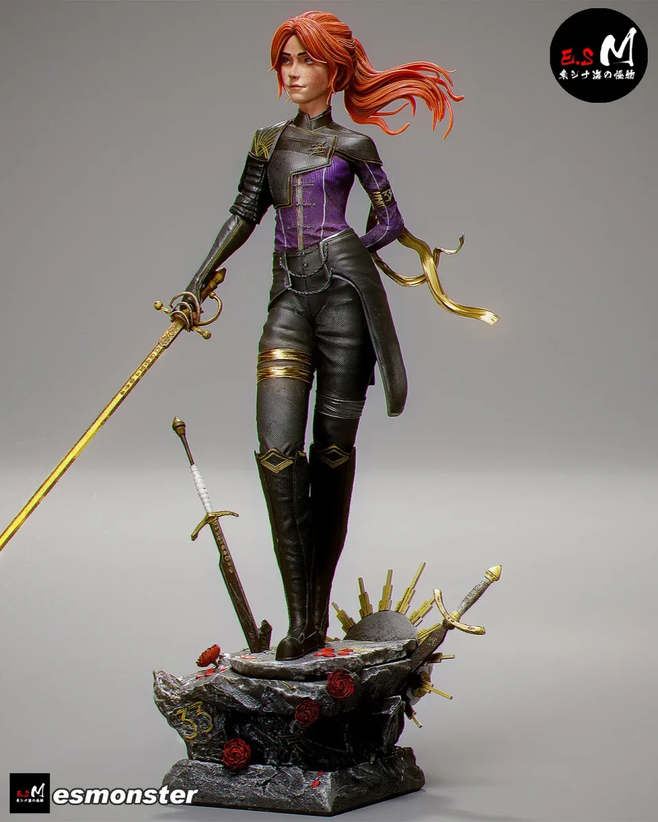 Maelle | Fan Art | 3D Printed Resin Model Garage Kit | *Un-Painted* | ES Monster 3