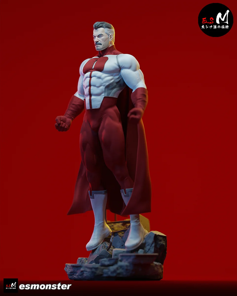 Omni-Man | Fan Art | 3D Printed Resin Model Garage Kit | *Un-Painted* | ES Monster 7