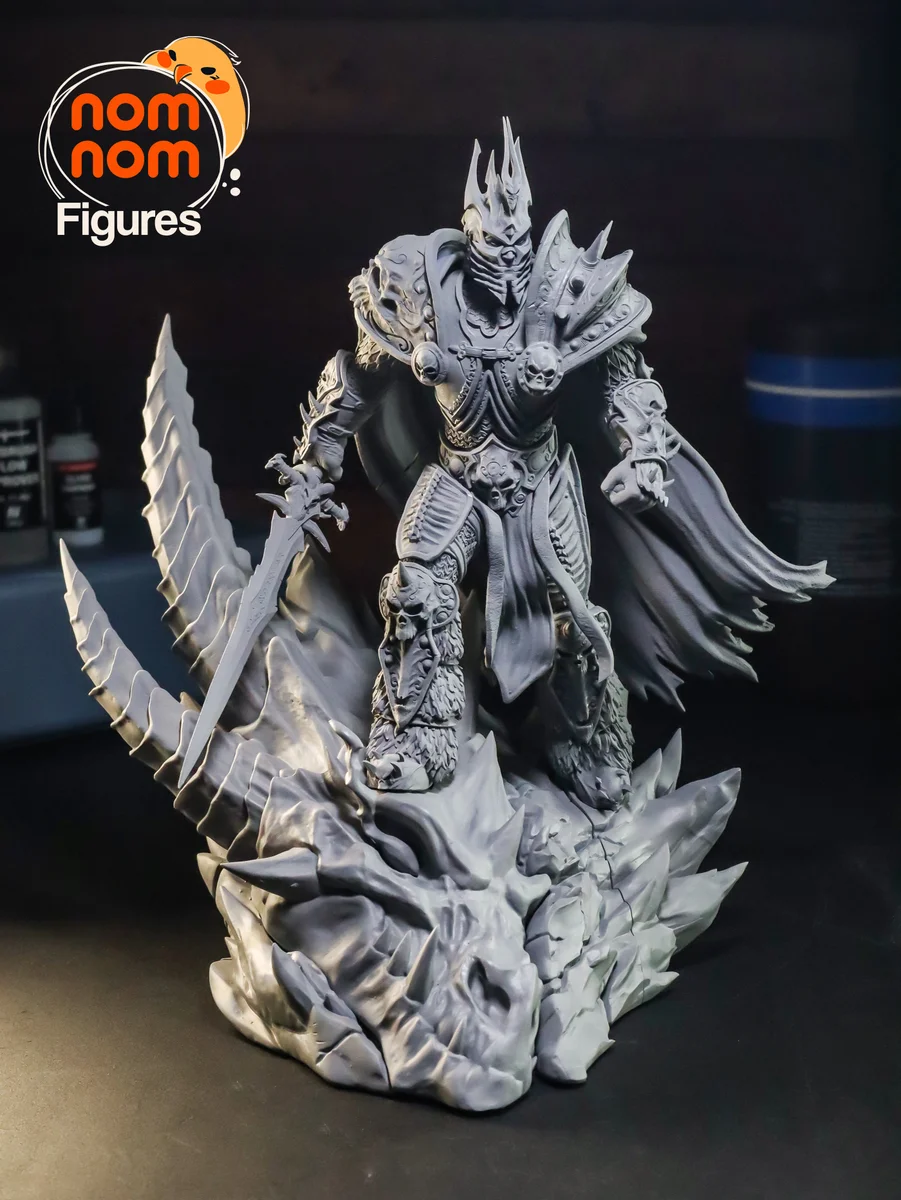 Arthas | Fan Art | 3D Printed Resin Model Garage Kit | *Un-Painted* | Nomnom 11