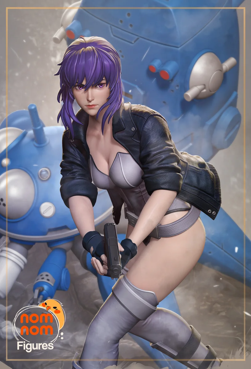 Motoko Kusanagi | Fan Art | 3D Printed Resin Model Garage Kit | *Un-Painted* | Nomnom
