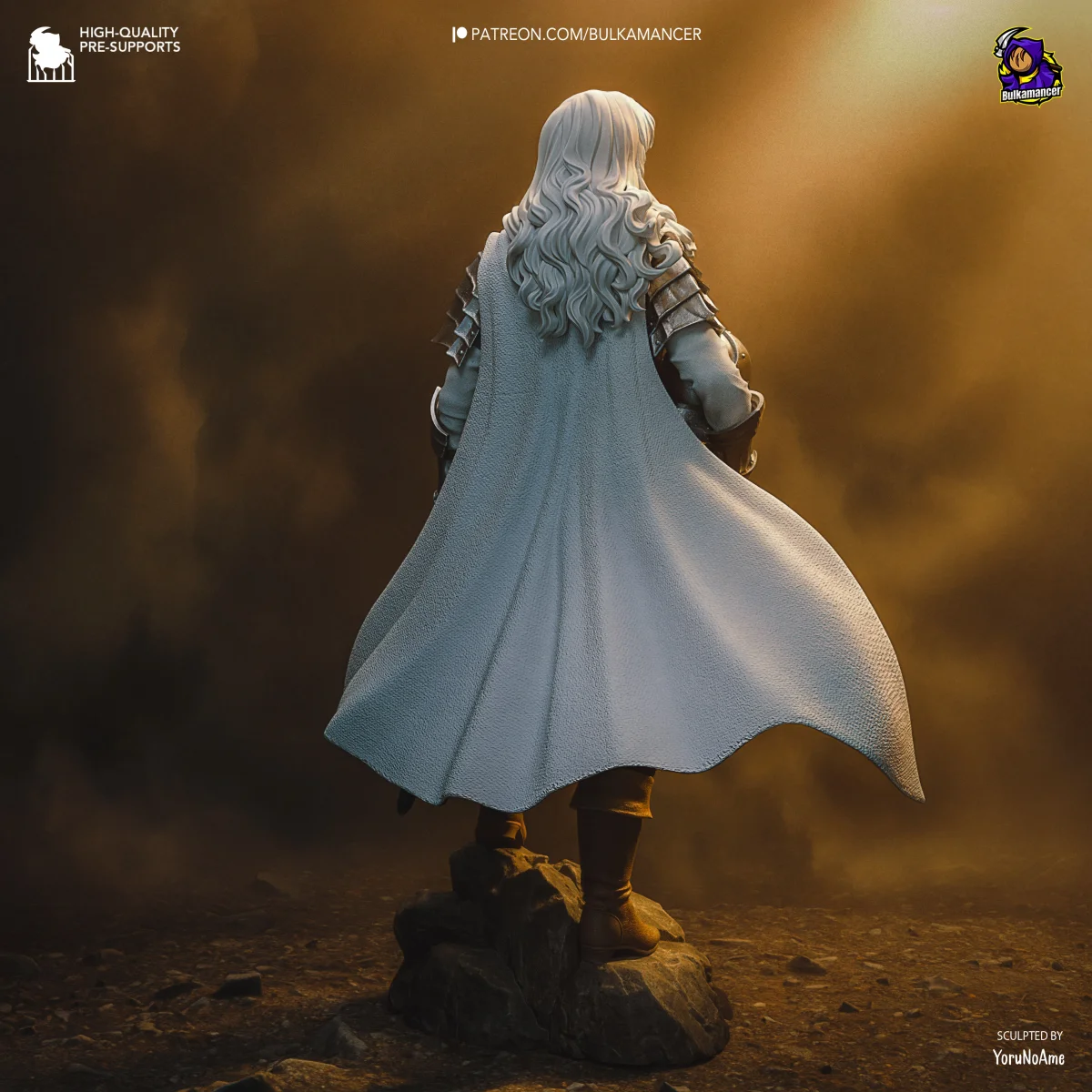 Griffith | Fan Art | 3D Printed Resin Model Garage Kit | *Un-Painted* | Bulkamancer 3