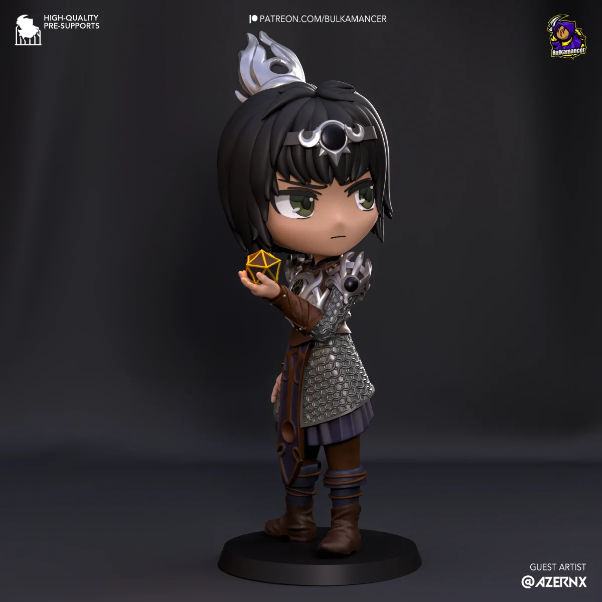 Chibi Origin Characters (Complete Set of 6) | Fan Art | 3D Printed Resin Model Garage Kit | *Un-Painted* | Bulkamancer 10