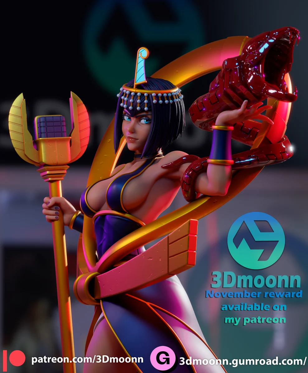 Eliza | Fan Art | 3D Printed Resin Model Garage Kit | *Un-Painted* | 3DMoonn